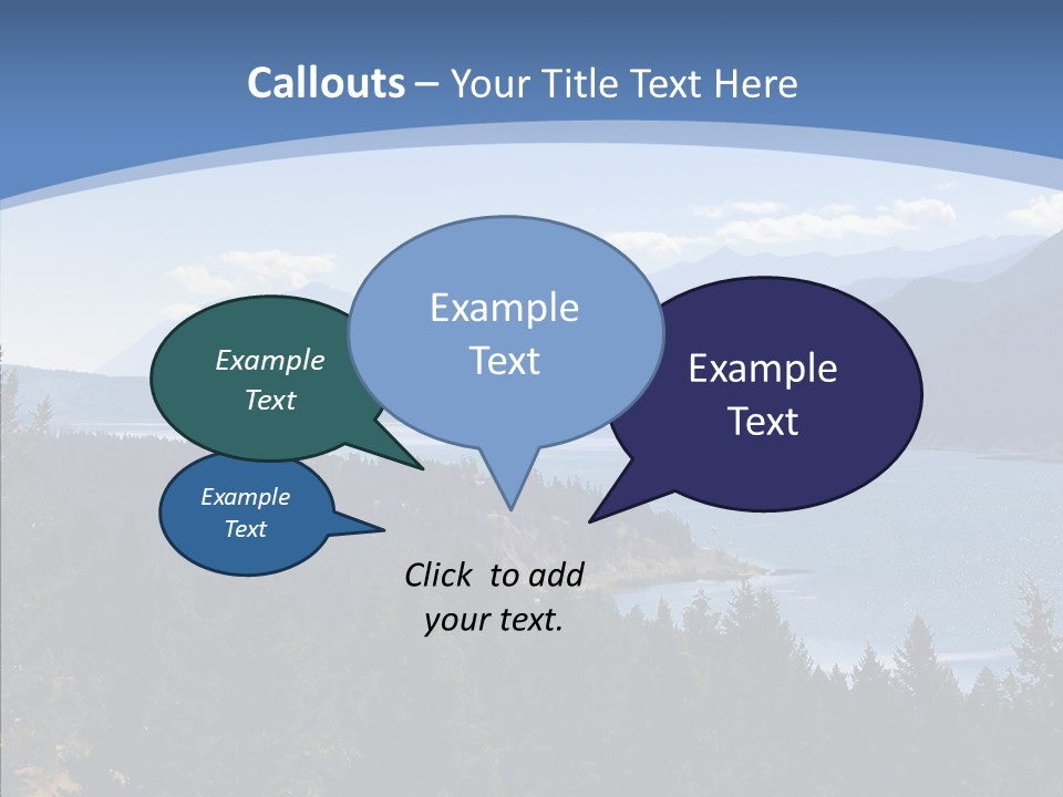 Mountain National Glacier PowerPoint Template