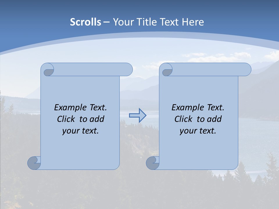 Mountain National Glacier PowerPoint Template