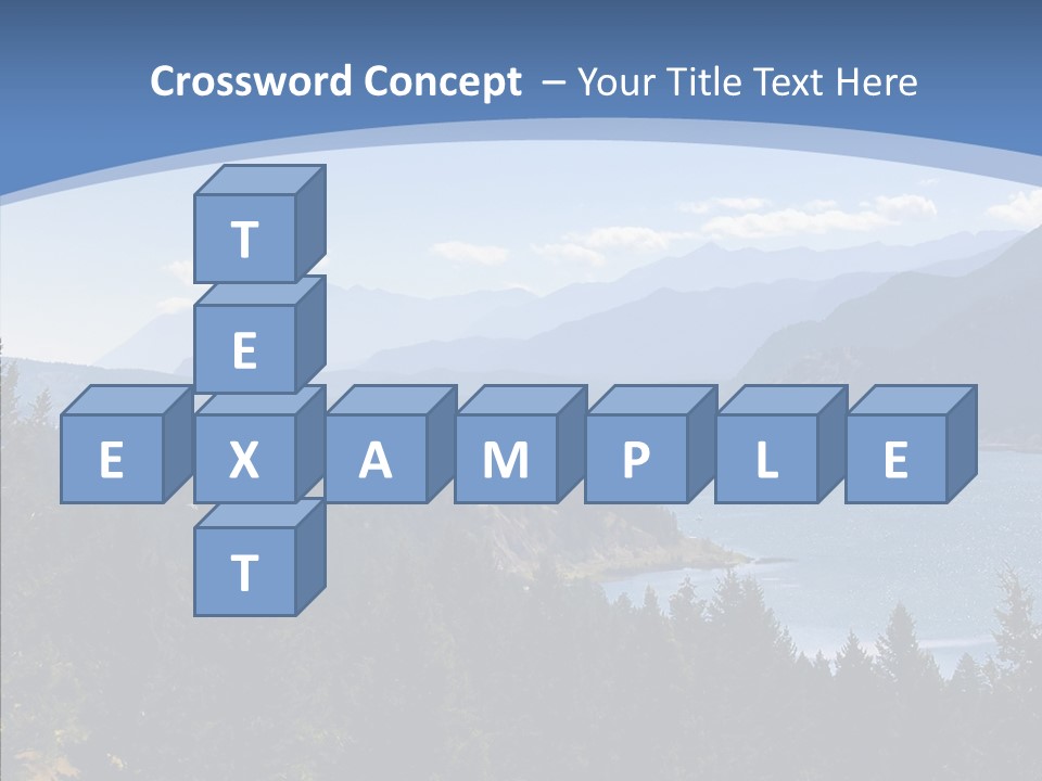 Mountain National Glacier PowerPoint Template