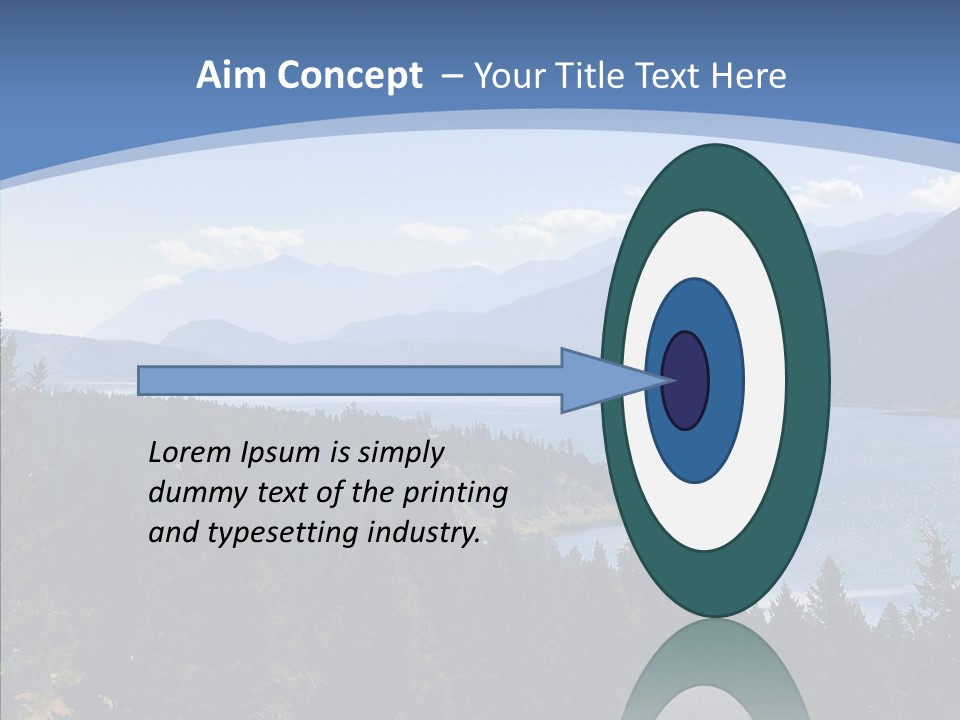 Mountain National Glacier PowerPoint Template