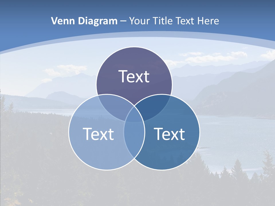 Mountain National Glacier PowerPoint Template