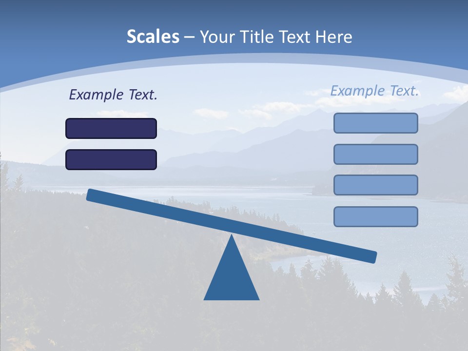 Mountain National Glacier PowerPoint Template