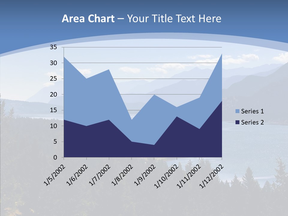 Mountain National Glacier PowerPoint Template