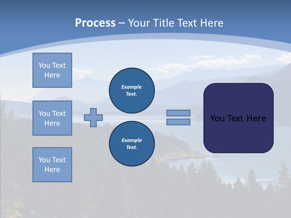 Mountain National Glacier PowerPoint Template