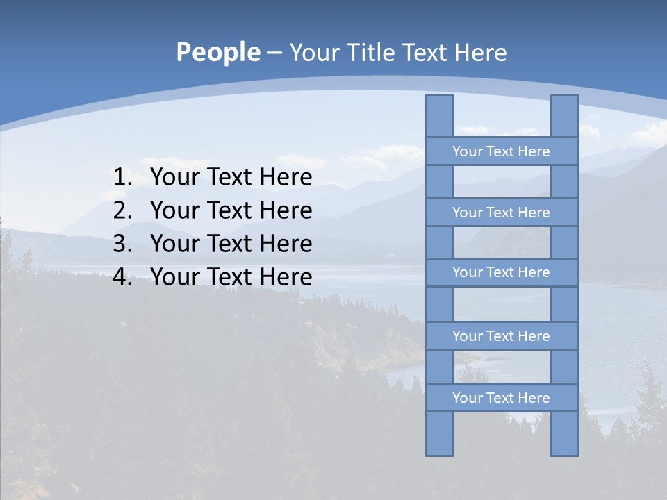 Mountain National Glacier PowerPoint Template