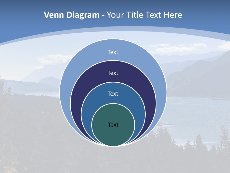 Mountain National Glacier PowerPoint Template