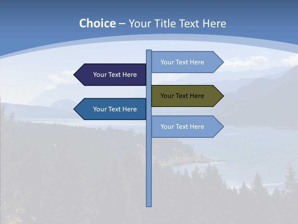 Mountain National Glacier PowerPoint Template