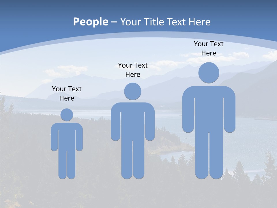 Mountain National Glacier PowerPoint Template