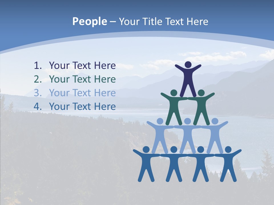 Mountain National Glacier PowerPoint Template