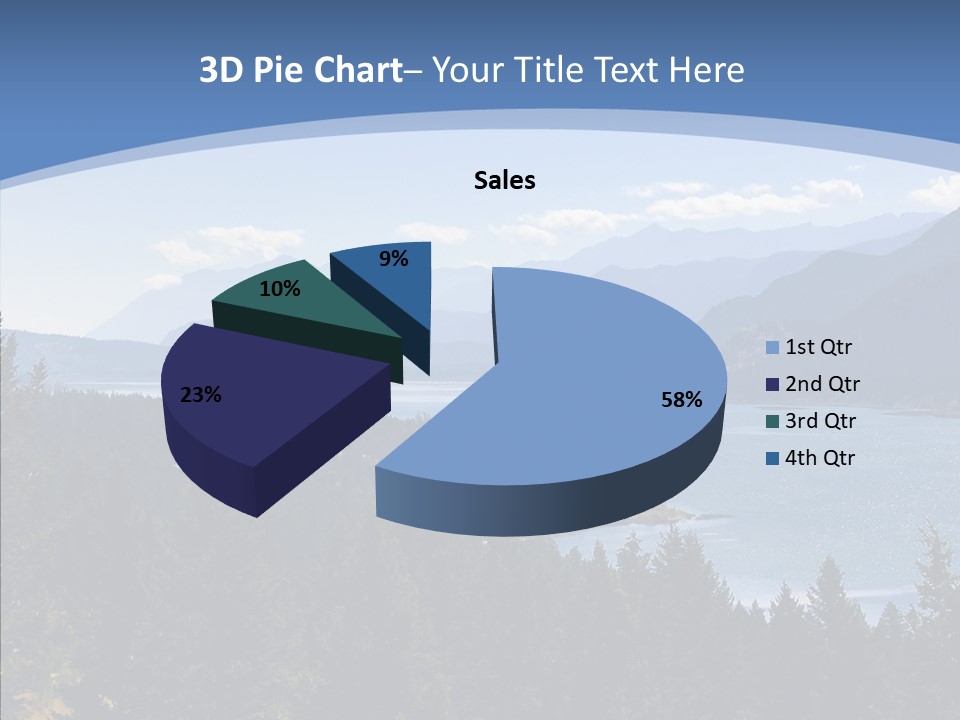 Mountain National Glacier PowerPoint Template