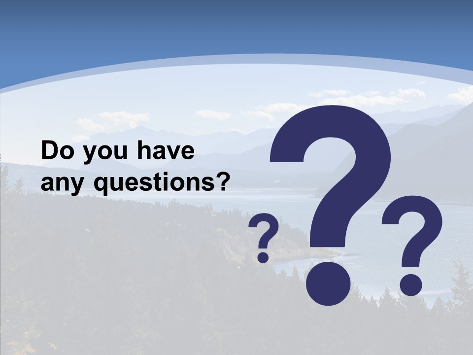 Mountain National Glacier PowerPoint Template