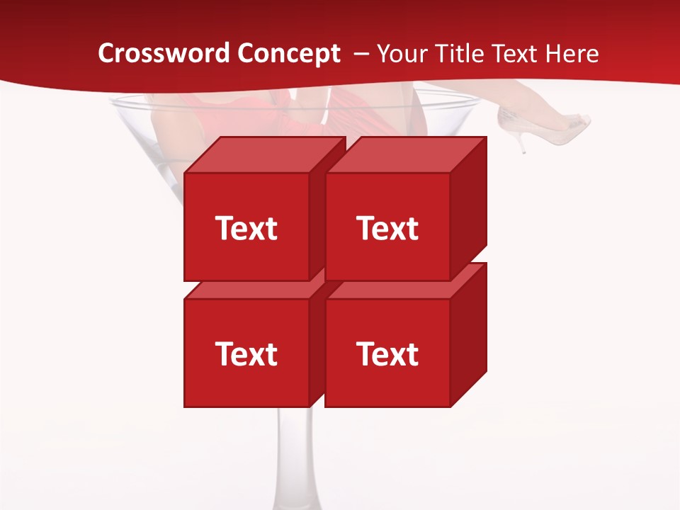 Girl Woman Liquid PowerPoint Template