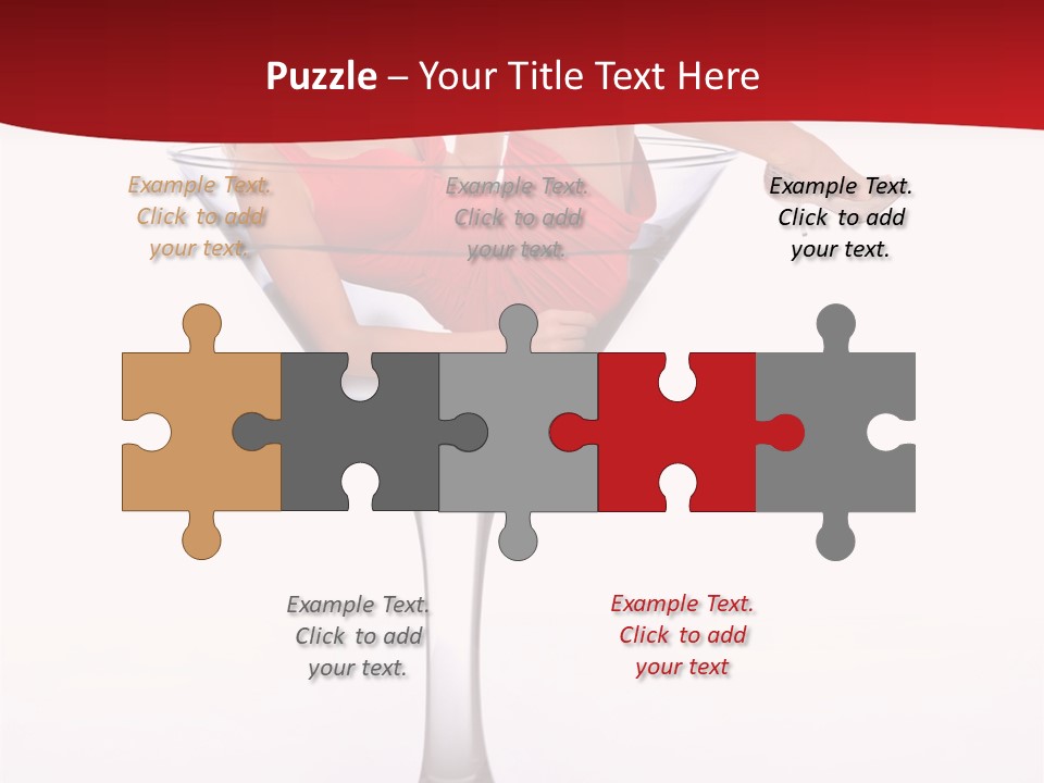 Girl Woman Liquid PowerPoint Template