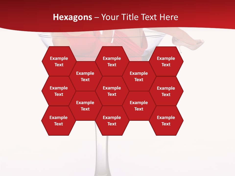 Girl Woman Liquid PowerPoint Template