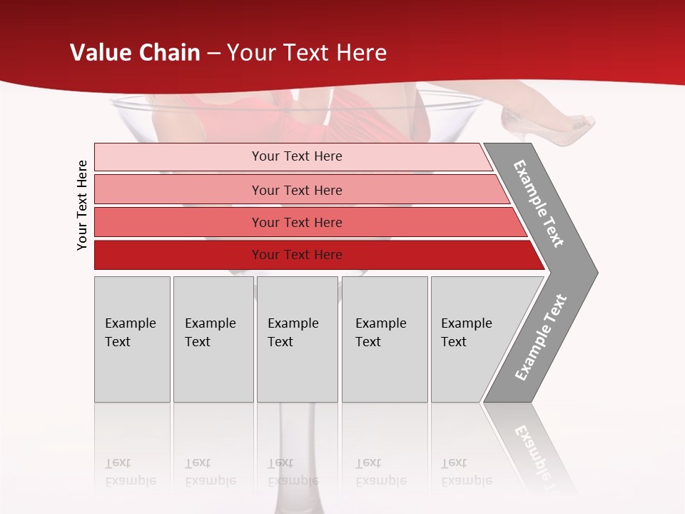 Girl Woman Liquid PowerPoint Template