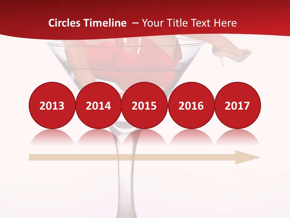 Girl Woman Liquid PowerPoint Template