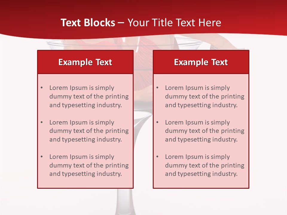 Girl Woman Liquid PowerPoint Template