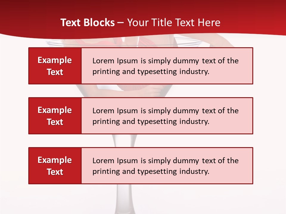 Girl Woman Liquid PowerPoint Template