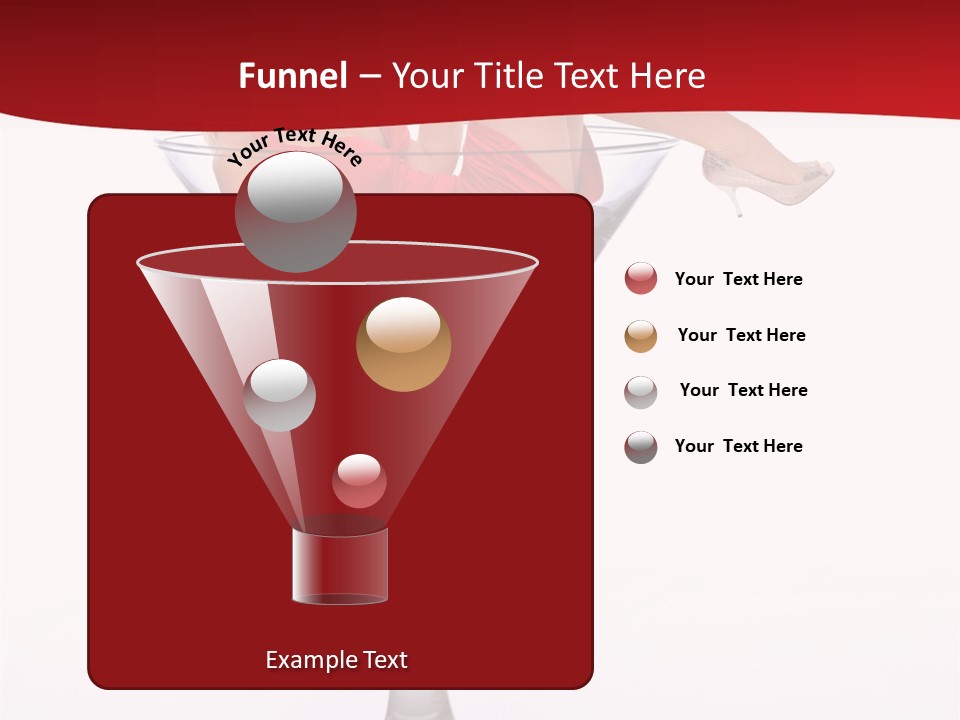 Girl Woman Liquid PowerPoint Template