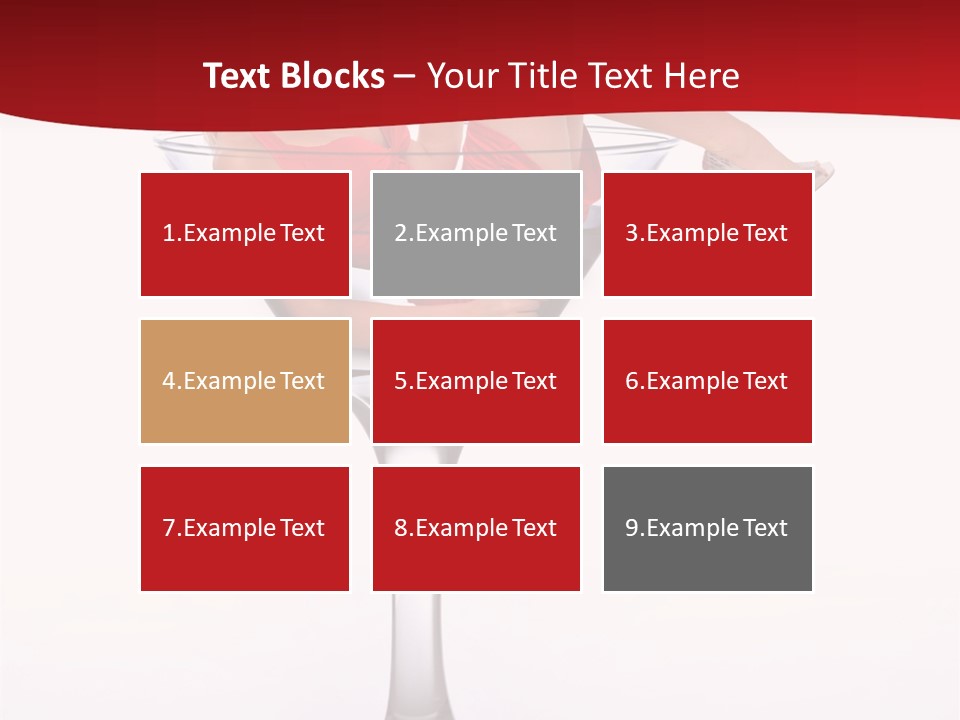 Girl Woman Liquid PowerPoint Template