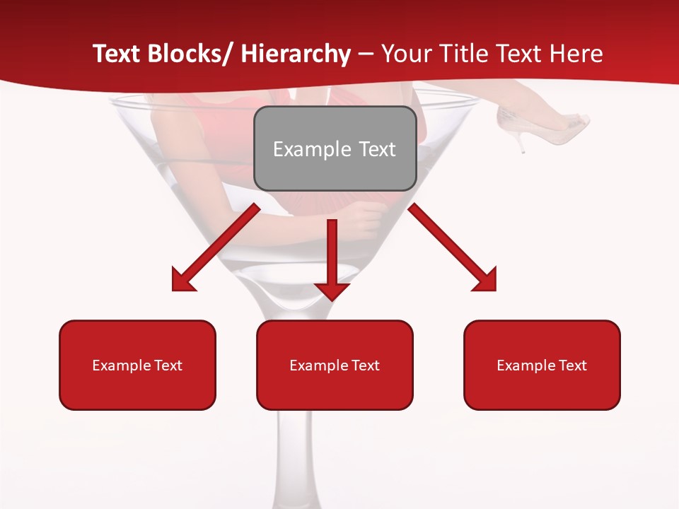 Girl Woman Liquid PowerPoint Template