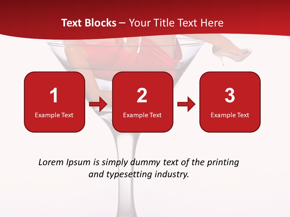 Girl Woman Liquid PowerPoint Template