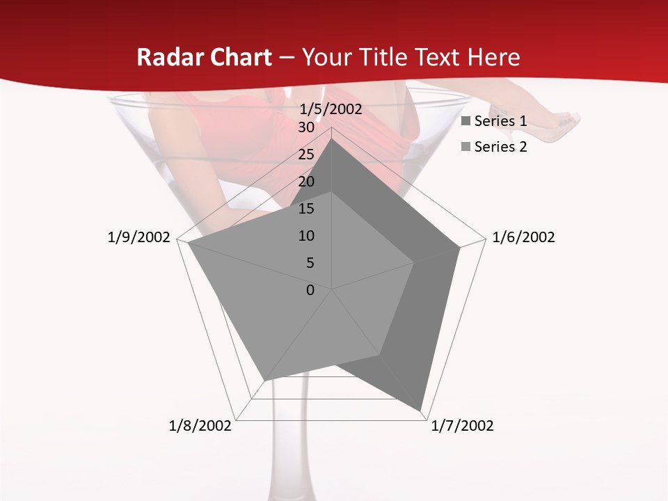 Girl Woman Liquid PowerPoint Template