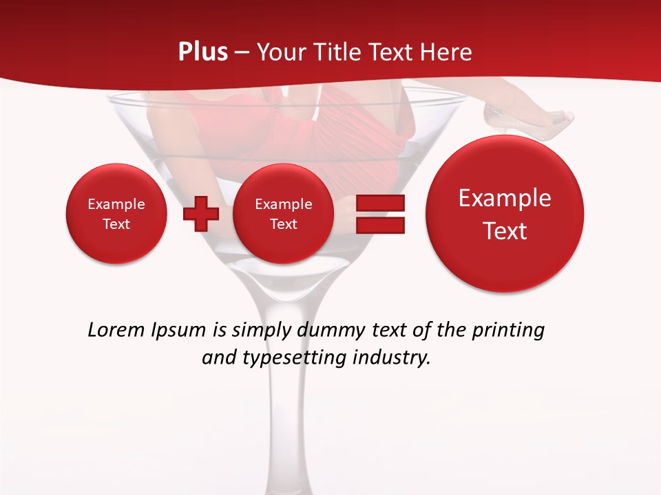 Girl Woman Liquid PowerPoint Template