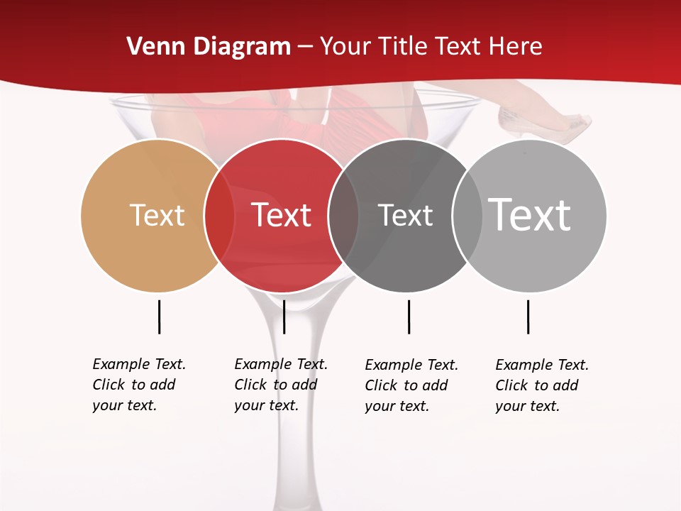 Girl Woman Liquid PowerPoint Template