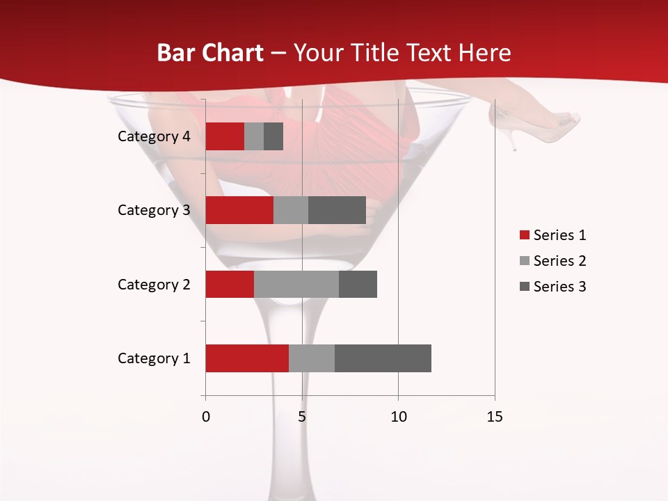 Girl Woman Liquid PowerPoint Template