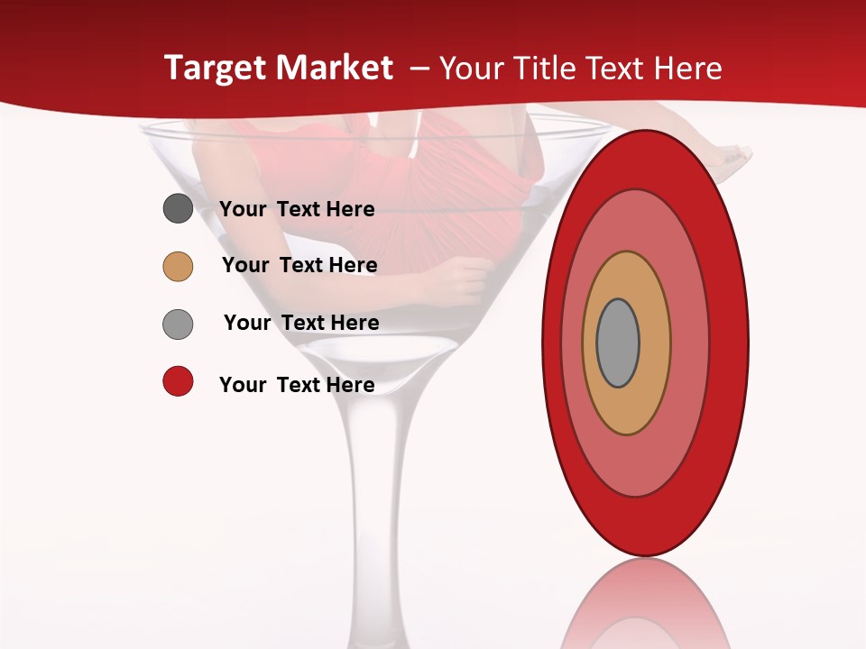 Girl Woman Liquid PowerPoint Template