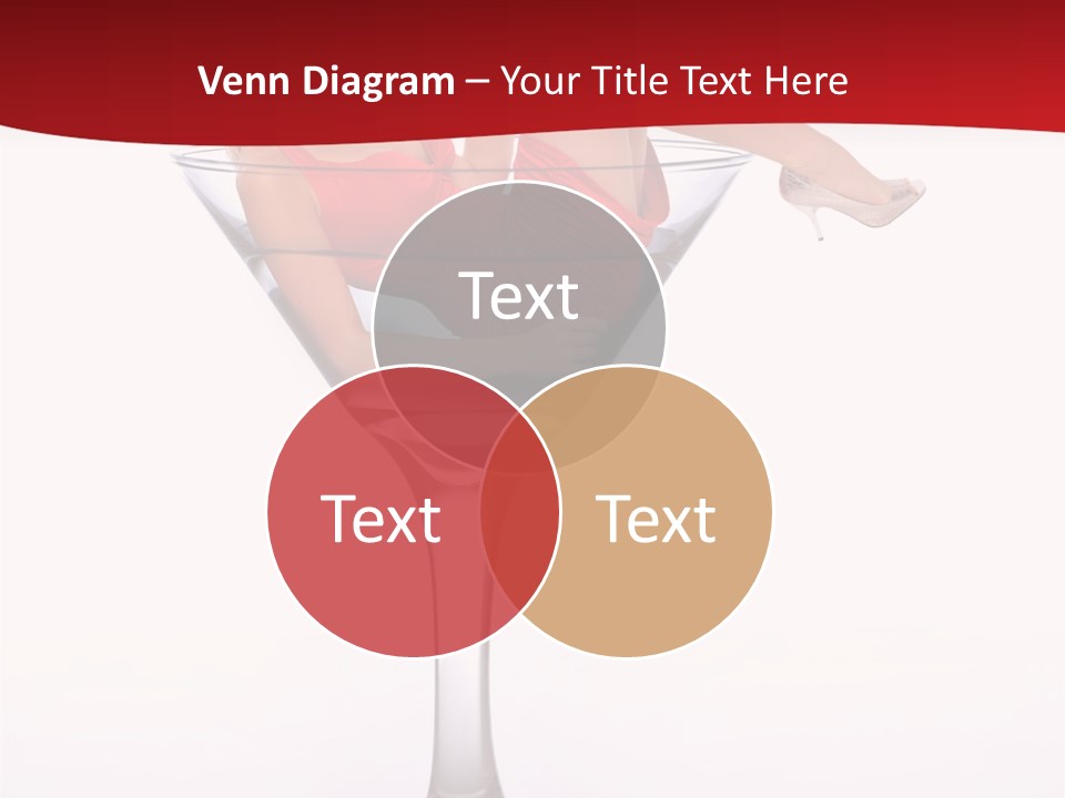 Girl Woman Liquid PowerPoint Template