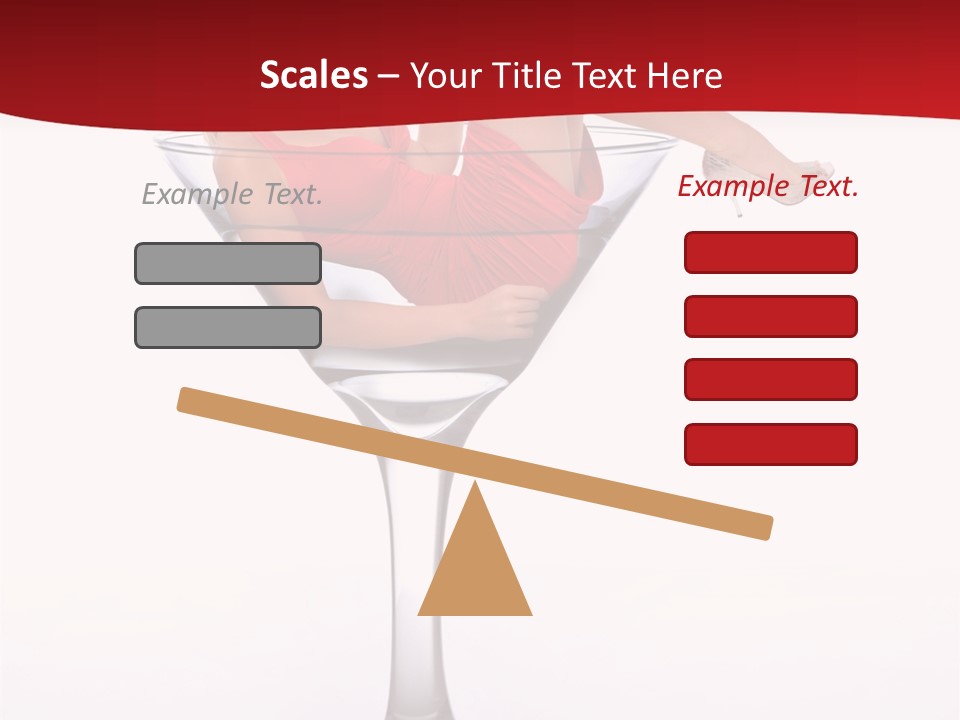 Girl Woman Liquid PowerPoint Template