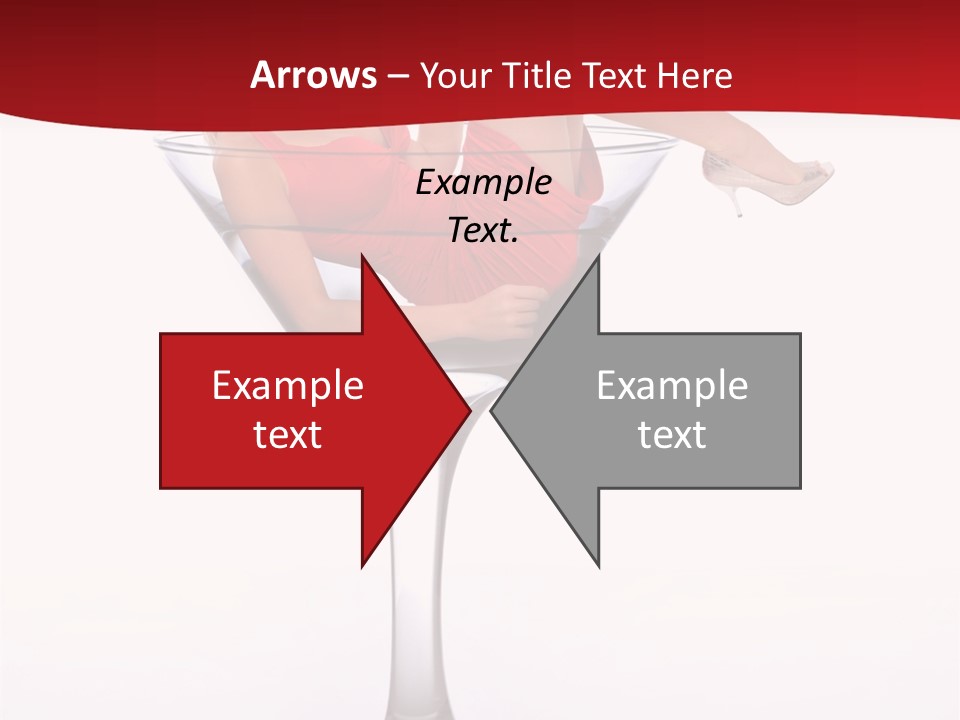 Girl Woman Liquid PowerPoint Template