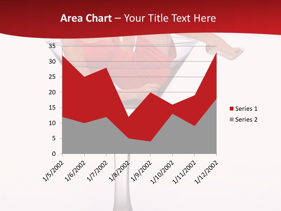 Girl Woman Liquid PowerPoint Template