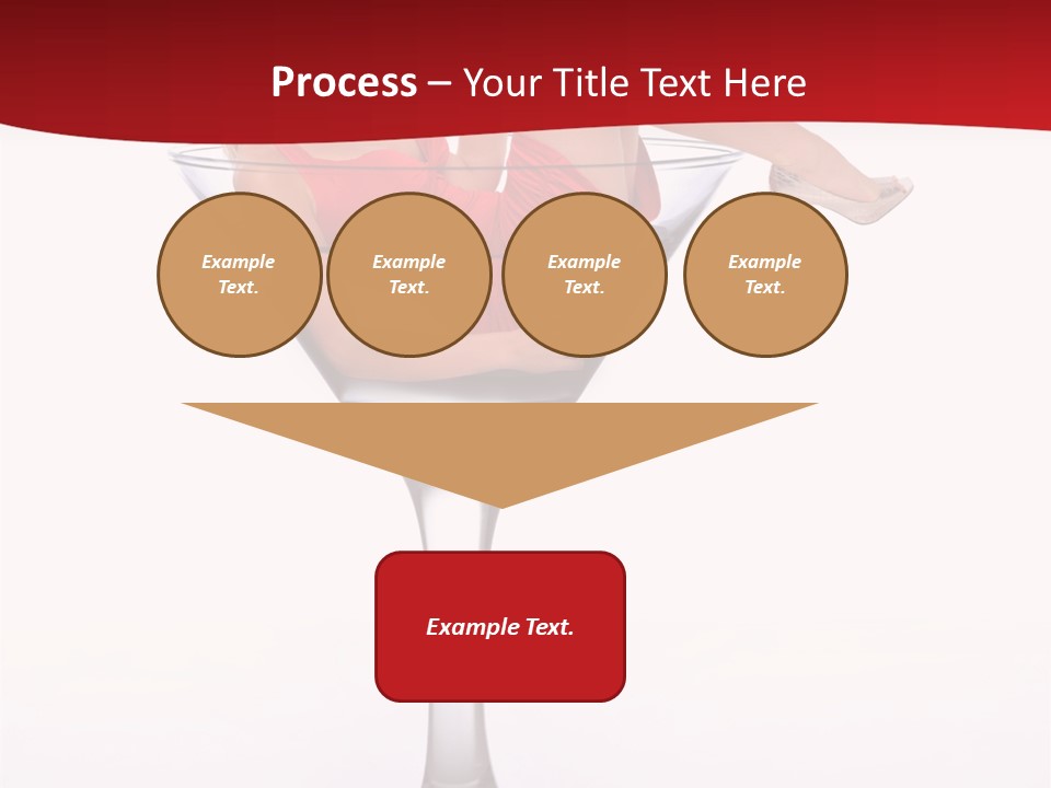 Girl Woman Liquid PowerPoint Template