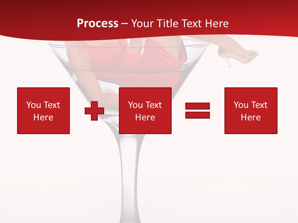 Girl Woman Liquid PowerPoint Template