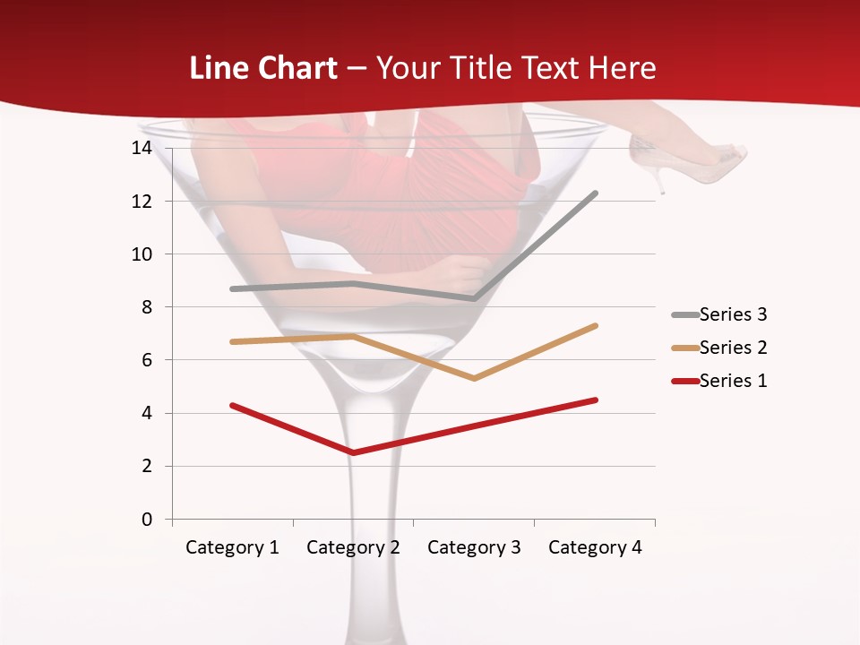 Girl Woman Liquid PowerPoint Template