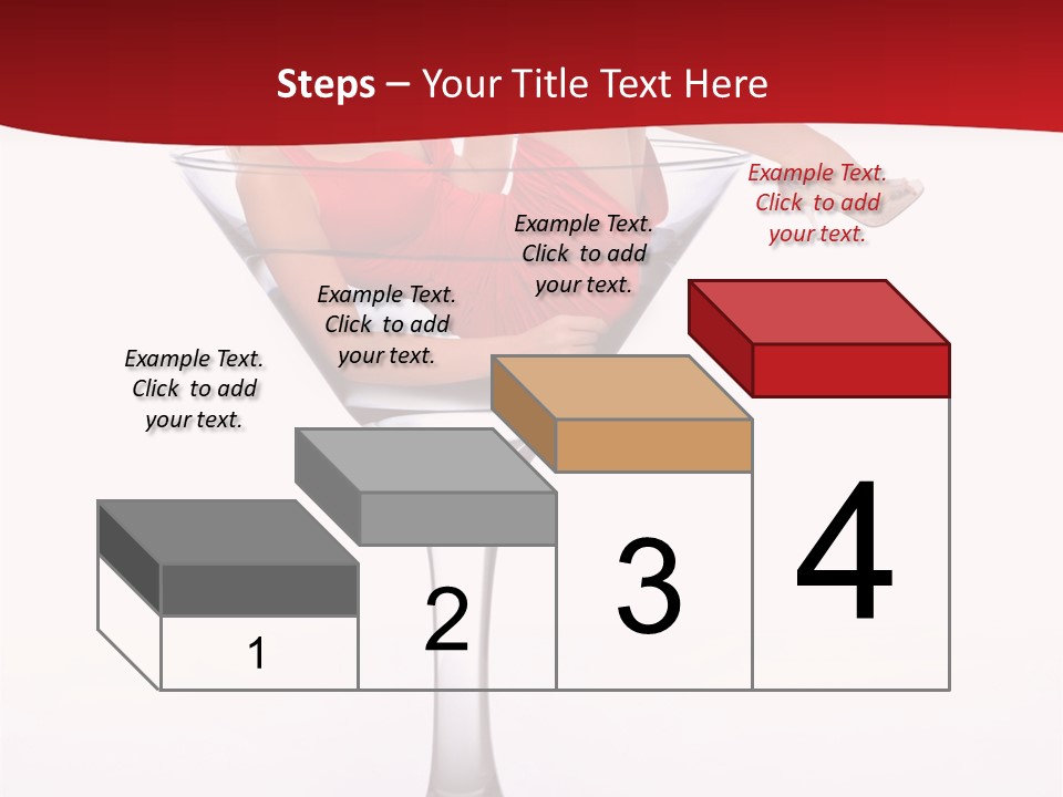 Girl Woman Liquid PowerPoint Template