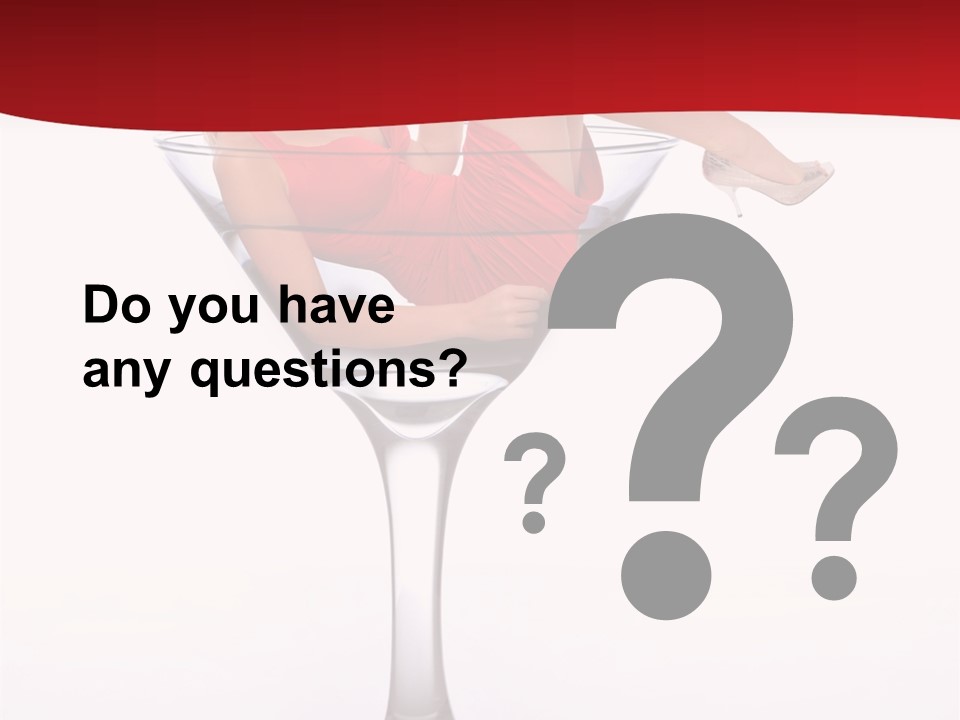 Girl Woman Liquid PowerPoint Template