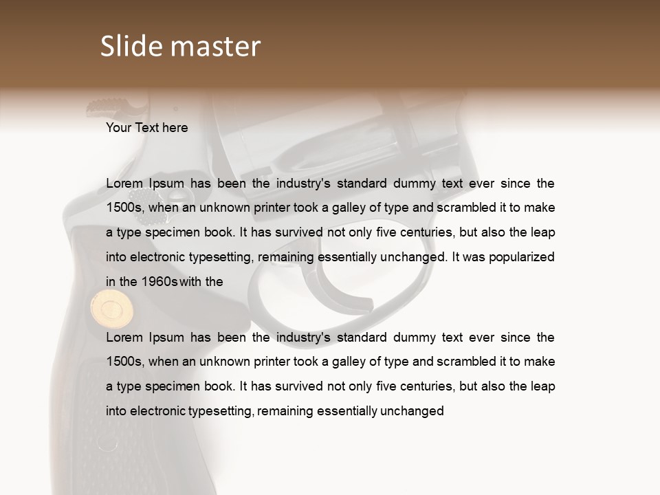 Hand Machine Stainless PowerPoint Template