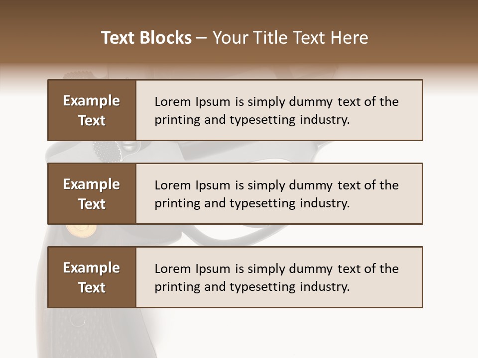 Hand Machine Stainless PowerPoint Template