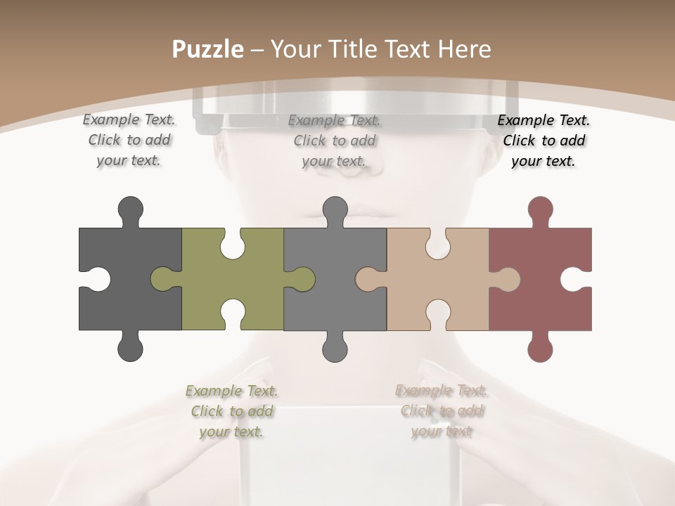 Young Isolated Web PowerPoint Template