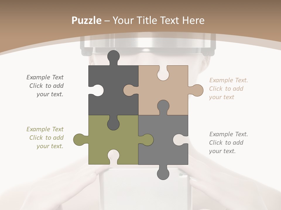 Young Isolated Web PowerPoint Template