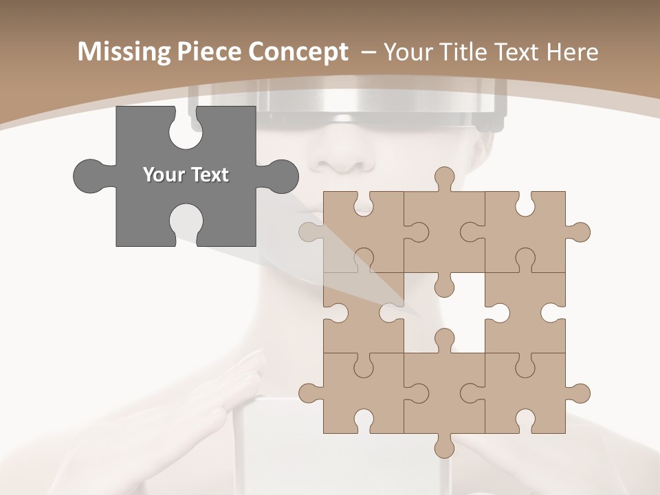 Young Isolated Web PowerPoint Template