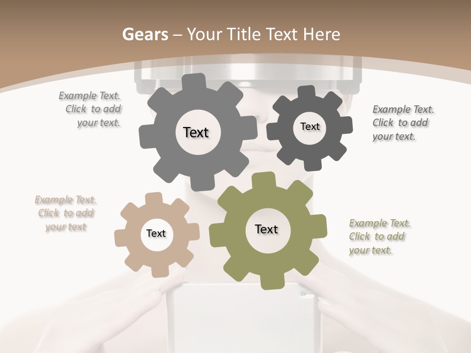 Young Isolated Web PowerPoint Template