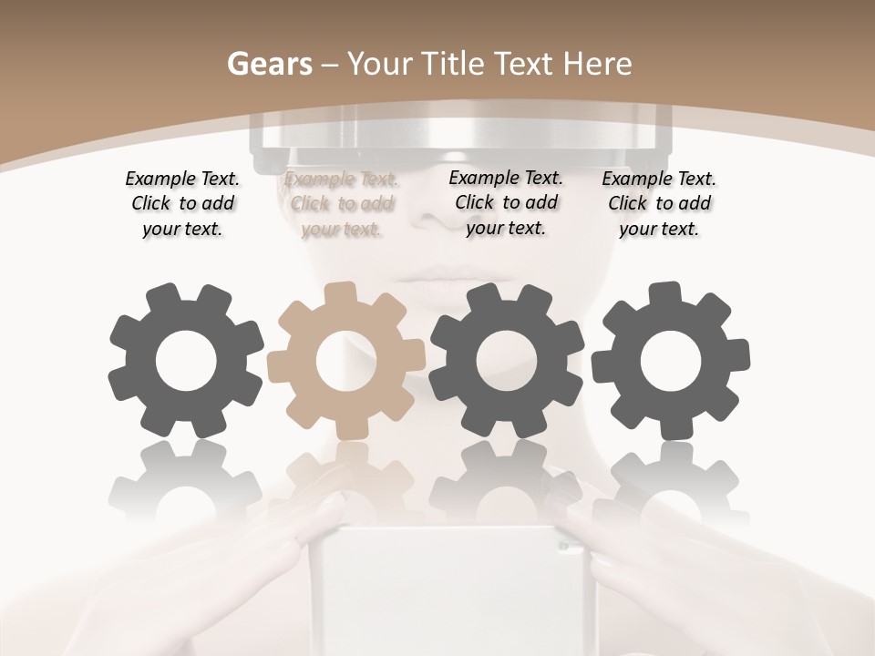 Young Isolated Web PowerPoint Template