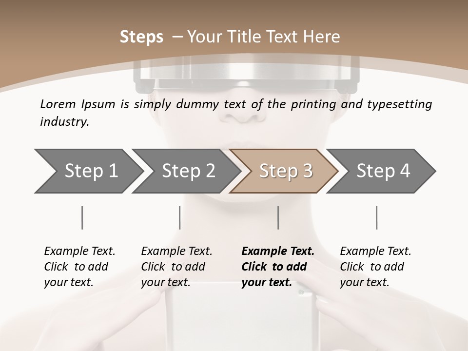 Young Isolated Web PowerPoint Template
