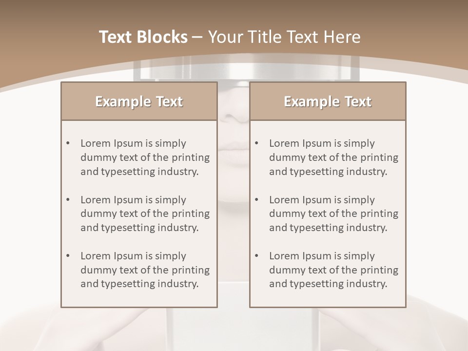 Young Isolated Web PowerPoint Template