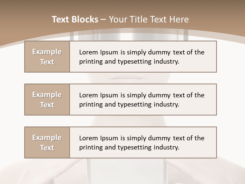 Young Isolated Web PowerPoint Template
